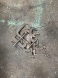 6 Assorted C Clamps