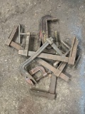 6 Assorted Bar/C Clamps