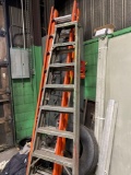 27ft Werner Fiberglass Extension Ladder & 8ft Werner Aluminum Ladder