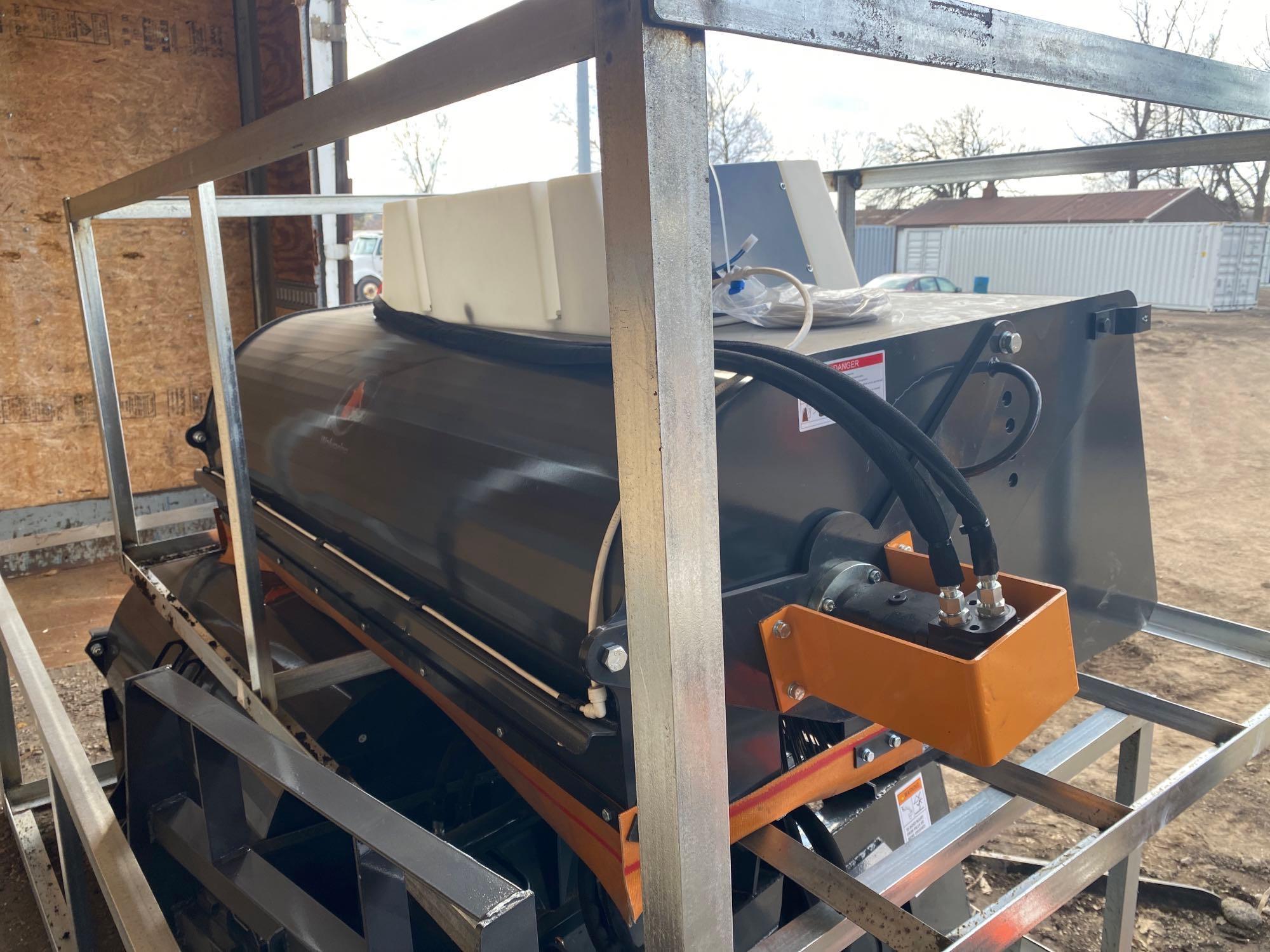 Wolverine Hydraulic SkIdloader 72in Box Sweeper | Proxibid