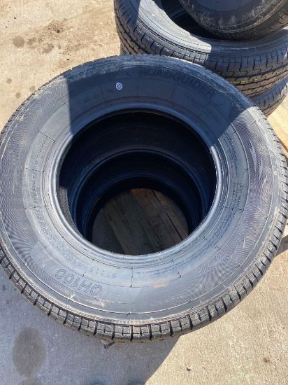 (3) New Road Guider ST225/75R15 Tires