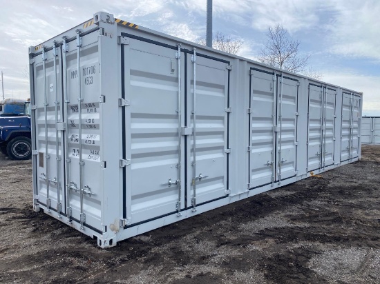 New 40ft (4 side door) Steel Shipping/Storage Container