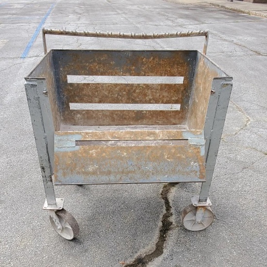 (5) Steel Carts - Slots w/ side door (located off-site, please read description)