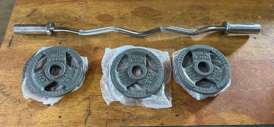 Lifting Bar with (6) 10lb weights