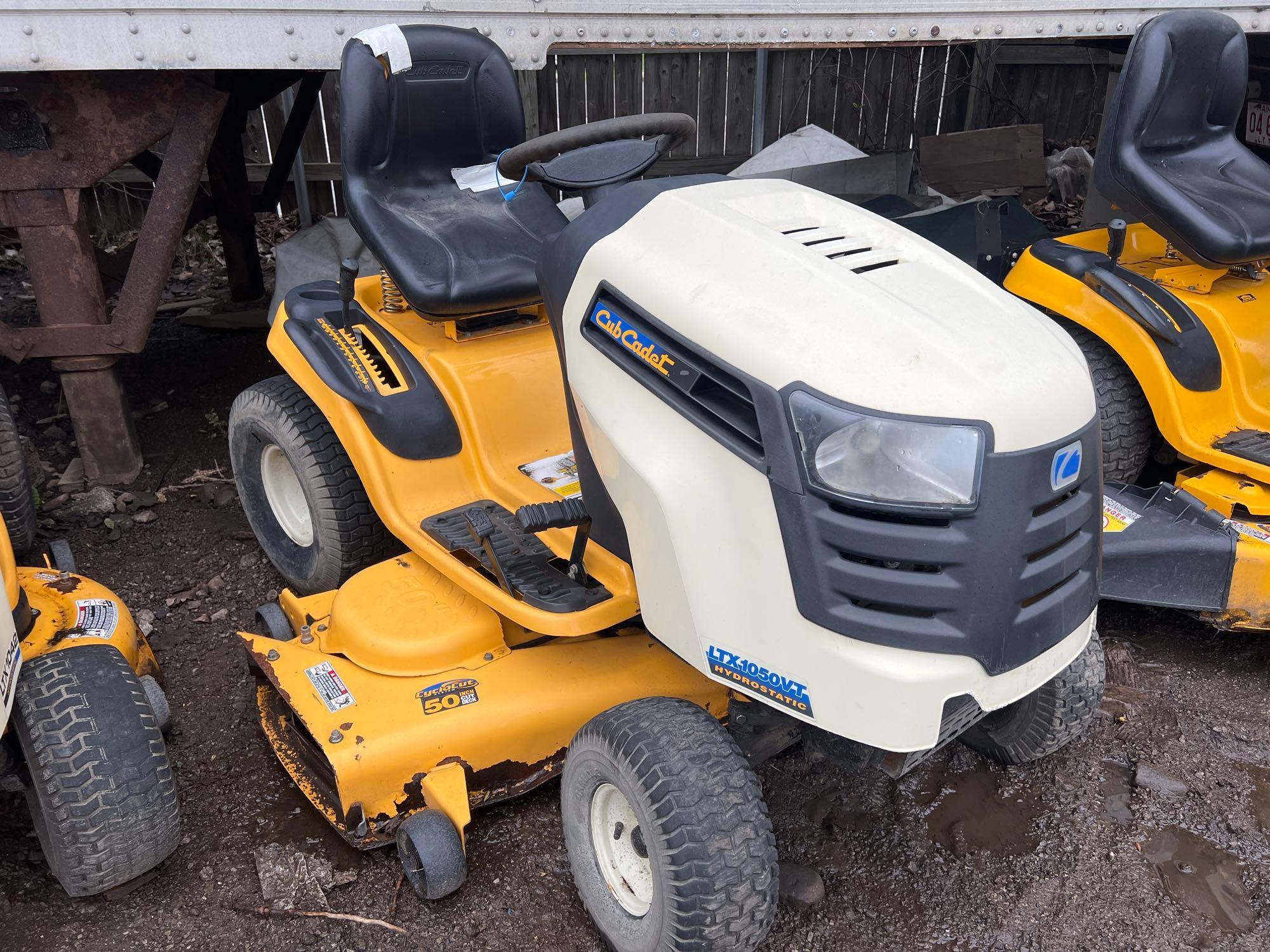Cub Cadet LTX1050VT Riding LawnMower Proxibid