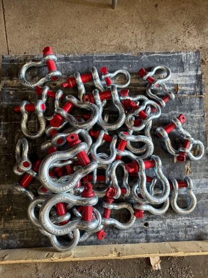 (38)Screw Pin Anchor Shackles Ranging from 3/4in to 1.25in