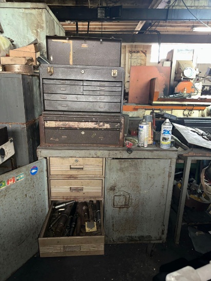 Vintage Toolboxes and Cabinet
