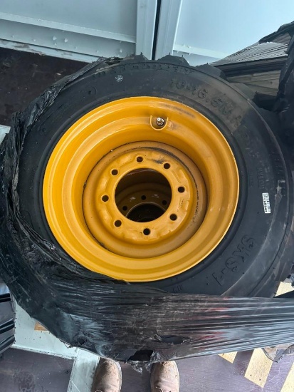 New Set of 4 Forerunner Skid Steer Wheels 10x 16.5