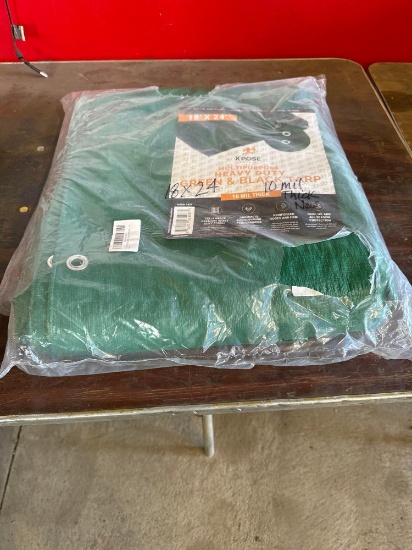 New Xpose Co 18ft x 24ft Green 10 mil Tarp