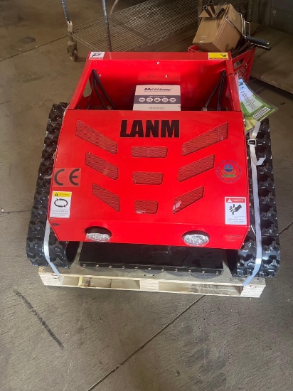 New LANM CO Remote Control Gas Crawler Lawn Mower Model LAM750