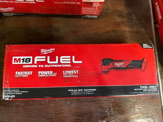 New Milwaukee M18 Fuel Cordless Oscillating Multi-Tool Model 2836-20