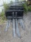 New Kivel Co 3500lb Skidloader Fork Set 48in