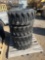 Set of (4) New Forerunner Co 12-16.5 Skidloader Tires