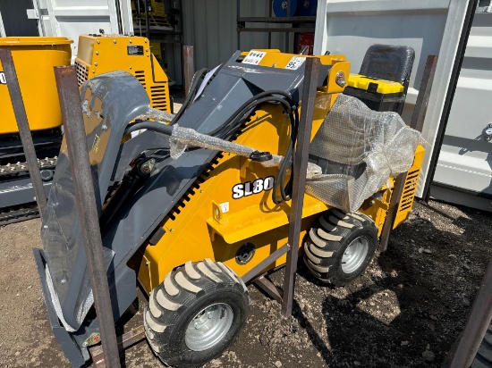 New SDLOOL Co Mini Sit-On Skidloader Model SL80