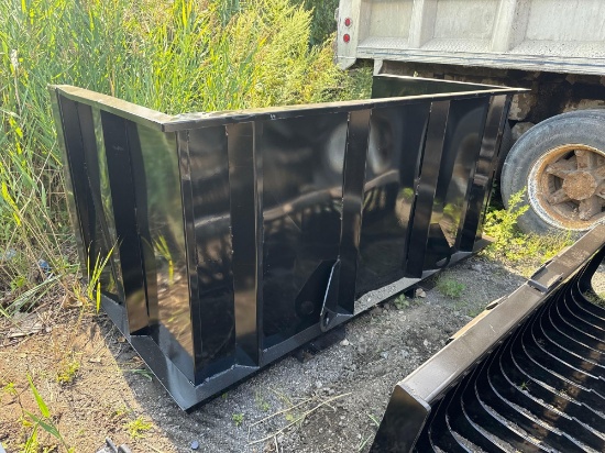 New KC Co 4.0CY Refuse Hopper w/ Fork Pockets