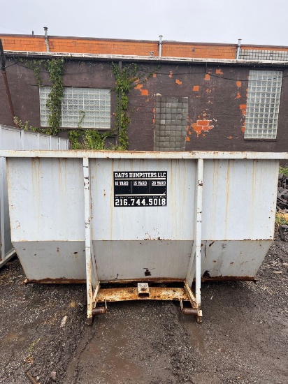 10 yard metal dumpster