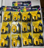12- unused Stanley Chalklines and 3 unused Irwin Screwdrivers, sells times the money