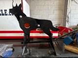 New KC Co Steel Wolf Target Approx 36in wide x 32in high
