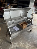 New Vevor Co, 40in x 16in Mobile Spit Rotisserie Roaster Grill