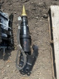 New Vicsec Co Hydraulic Mini Excavator Rotary Stump Remover Attachment