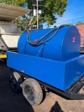 800 gallon portable diesel tank on trailer (located offsite, read description)
