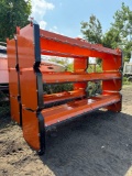 New KC Co 144in Skidloader Snow Pusher Attachment