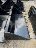 New KC Co 66in TOOTHED Skidloader Bucket