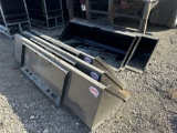 New Swict Co 66in Skidloader Material Bucket