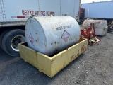Approx 300 Gal Waste Oil Tank w/ Enclosure