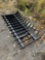 New KC Brands 72in Skidloader Root Rake Attachment