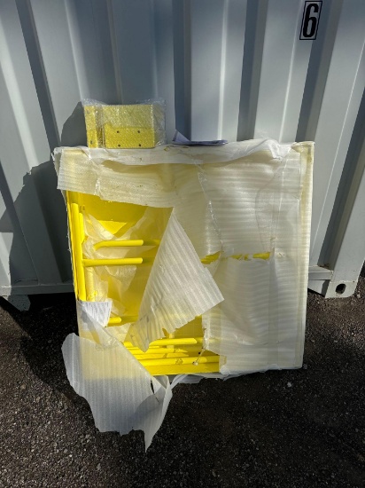 New Walsport Co 36in x 36in Foldable Forklift Safety Cage w/ Casters