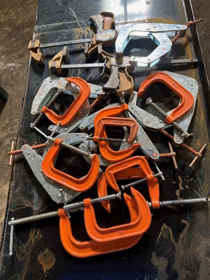 Large Assorted Clamp Lot. See Pics.