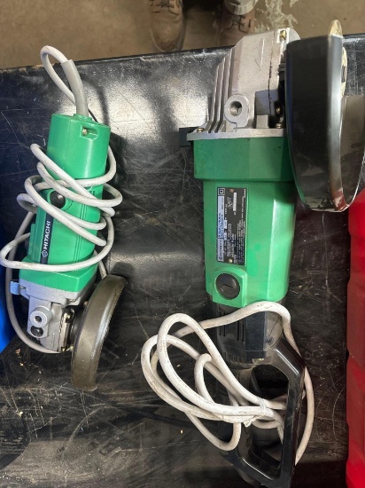 New OldStock Hitachi Grinders 9in & 4.5in
