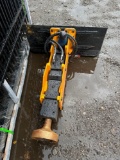 New GIYI Co Hydraulic Skidloader Fence Post Setter Attachment Model 680