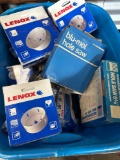Crate Load of Lenox Co & Assorted Hole Saw Bits-See Pics