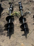 New Vicsec Co 12in Hydraulic Mini Excavator Auger Attachment