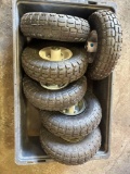 (6) New Pneumatic Dolly Wheels