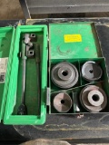 GreenLee 796 Ratchet Cable Bender & Knockout Punch Dies