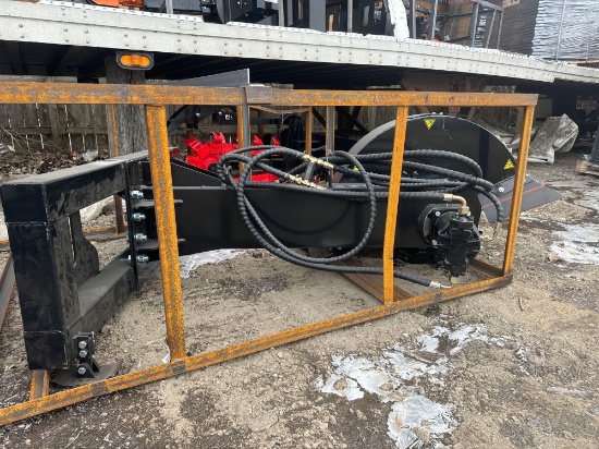 New AGT Hydraulic Skidloader Stump Remover Attachment