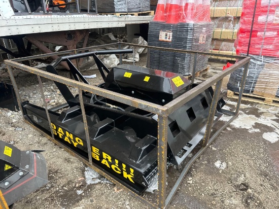New AGT/TopCat 72in Hydraulic Skidloader HD Brush Cutter Model HFRC
