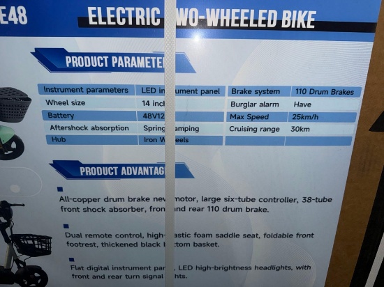 New HYGE Co Electric Scooter Model HG-E48