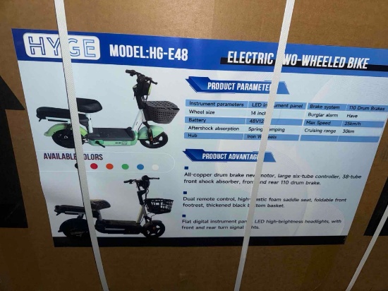 New HYGE Co Electric Scooter Model HG-E48