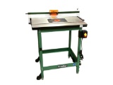 New Unused Excalibur Floor Model Router Table with Heavy-Duty Cast-Iron Top, Router Lift and Fence