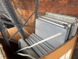 Assorted Metal Shop Shelving