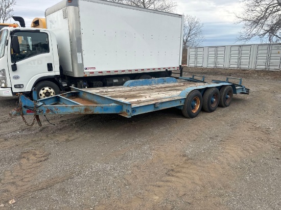 17ft Tri-Axle Equipment Trailer