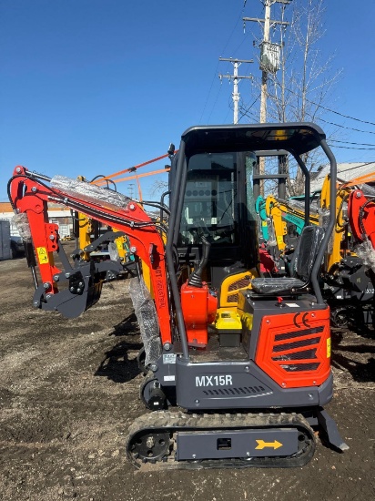 New AGT Co Mini Excavator Model MX15R