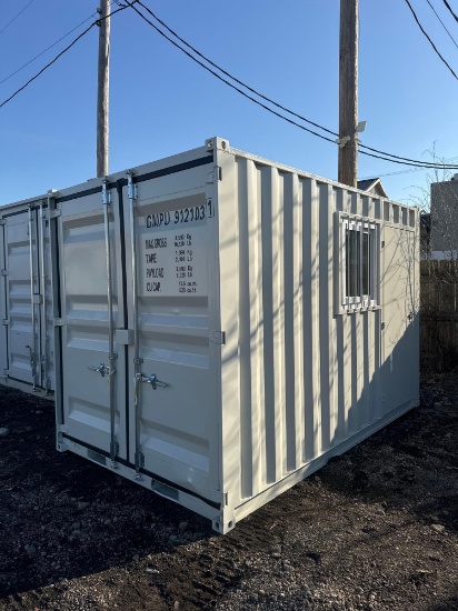 New 12ft x 7ft Steel Mini Container/Office