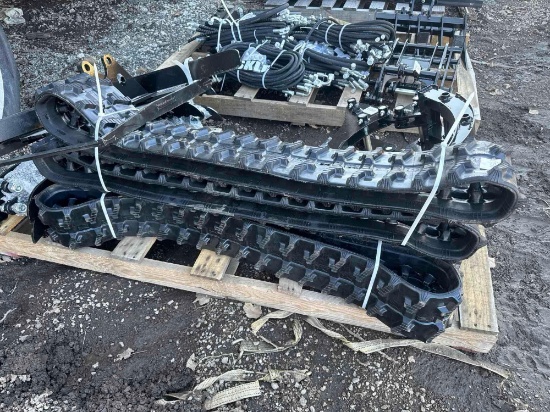 New Set of Vicsec Co Mini Excavator Rubber Tracks