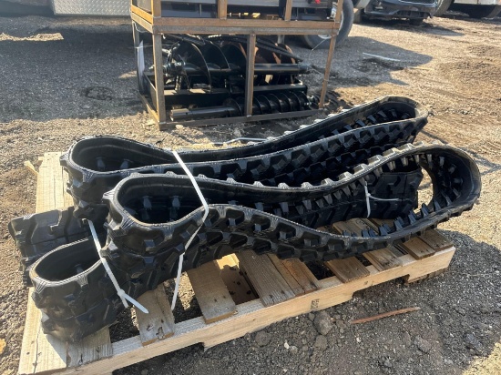 New Set of Vicsec Co Mini Excavator Rubber Tracks