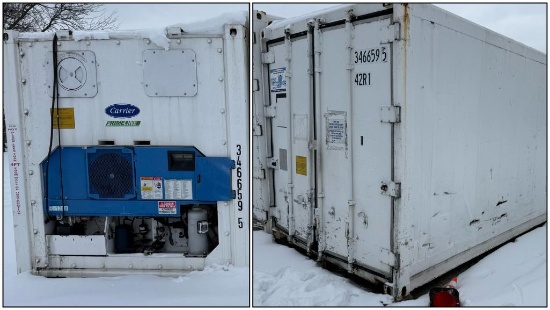 Carrier Refrigerated 40' Reefer Shipping Container (off-site item, read description)